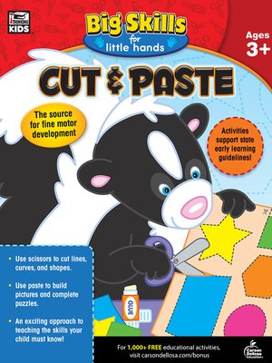 cover image of Cut & Paste, Ages 3--5